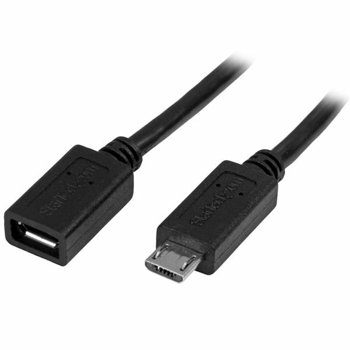 Startech Kabel Micro USB USBUBEXT50CM Schwarz – Produktansicht 1