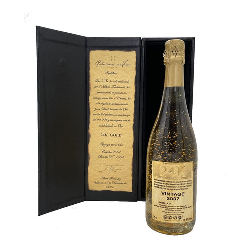 24K Gold Schaumwein Weiß 75 cl – Produktbild 2