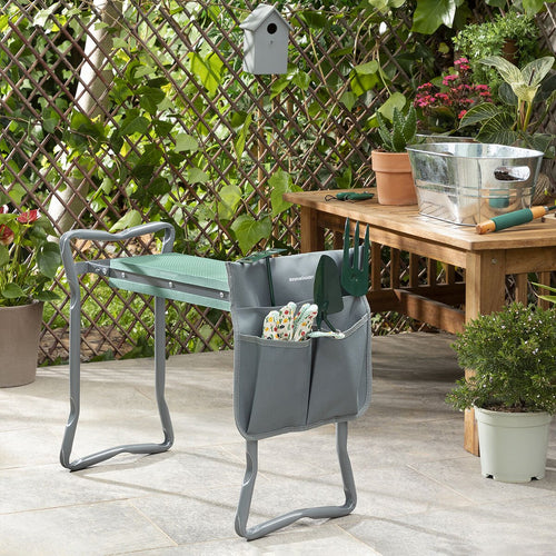 3-in-1 Klappbar Garten Seat mit Tasche für Tools Situl InnovaGoods – Produktbild 2