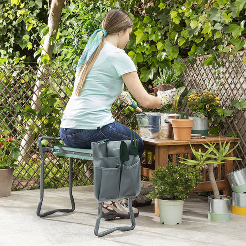 3-in-1 Klappbar Garten Seat mit Tasche für Tools Situl InnovaGoods – Produktbild 1