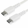 Startech Kabel USB C RUSB2CC1MW Weiß 1 m – Produktansicht 1