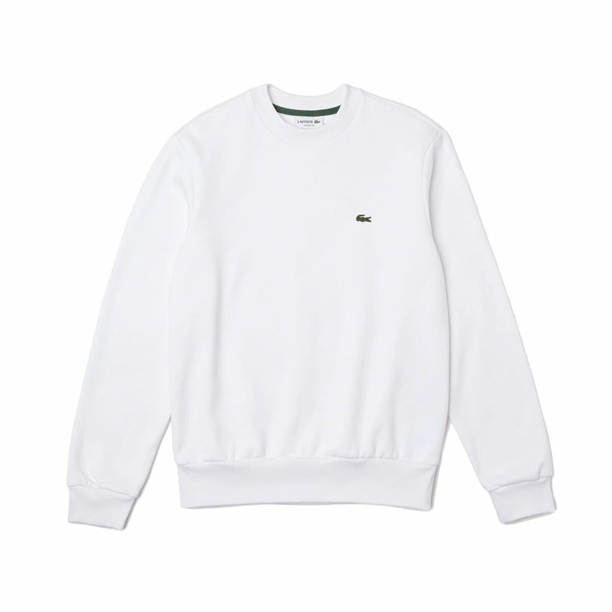 Lacoste Herren SweatShirt ohne Kapuze Weiß Ecological – Produktansicht 11