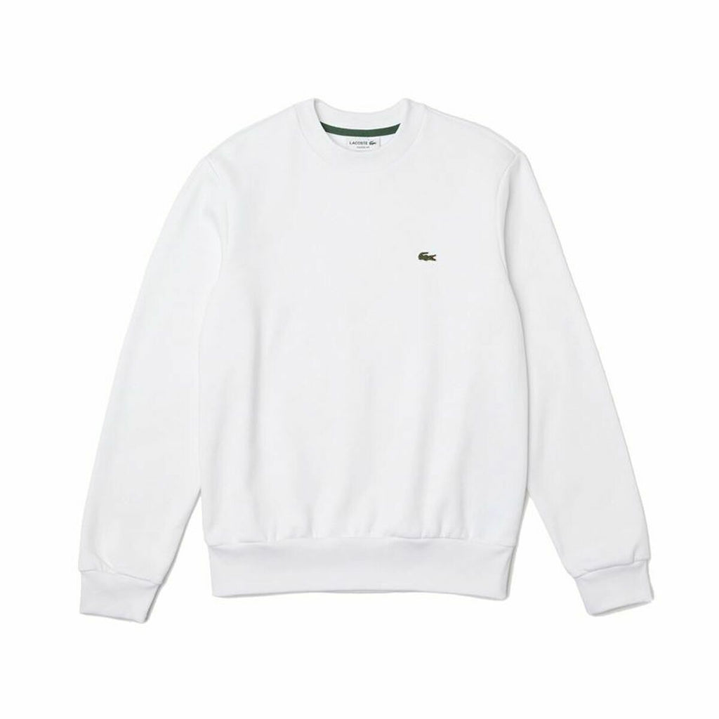 Lacoste Herren SweatShirt ohne Kapuze Weiß Ecological – Produktansicht 12