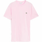 Men’s Short Sleeve T-Shirt Lacoste Cotton Pink Men