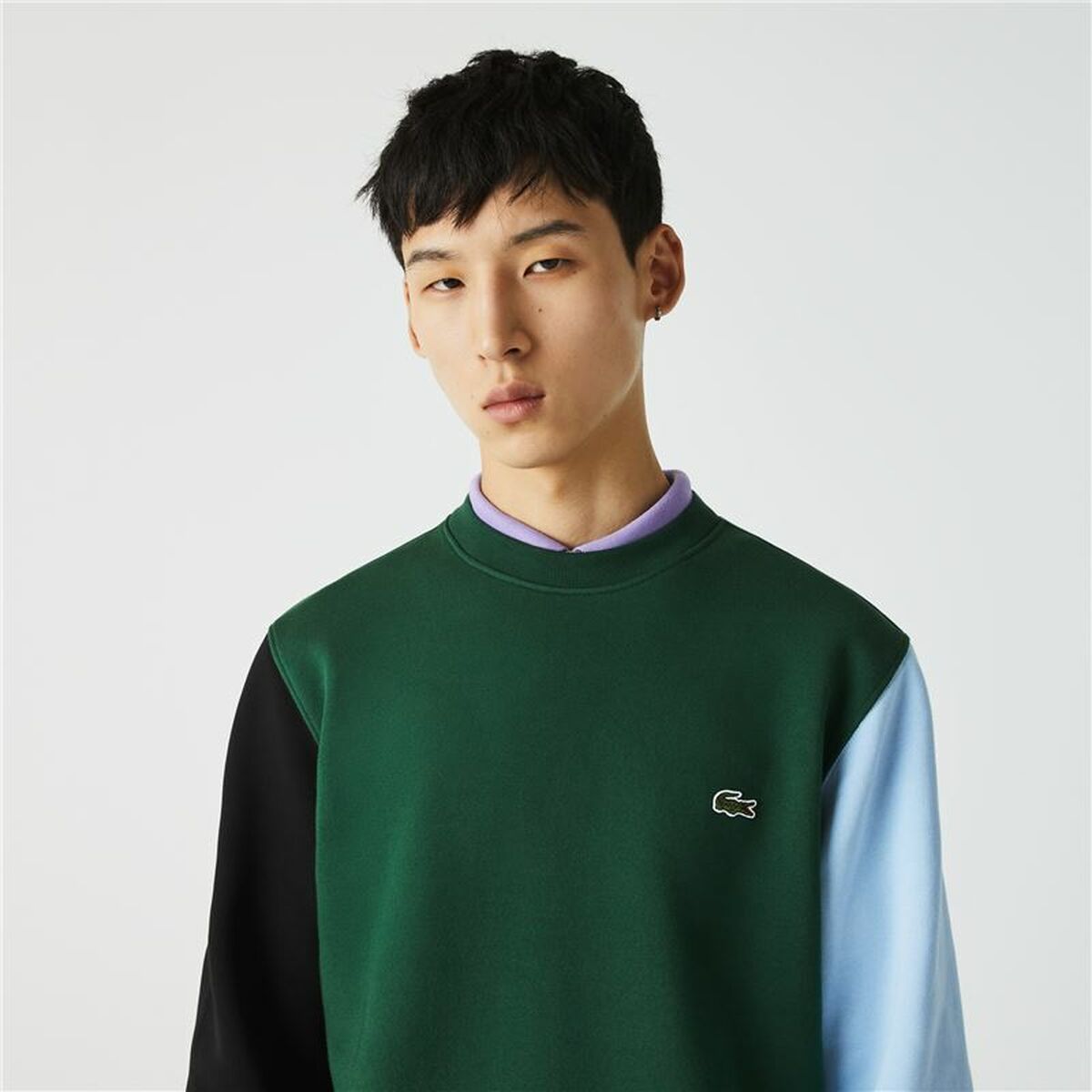 Lacoste Herren SweatShirt ohne Kapuze Grün – Produktansicht 9