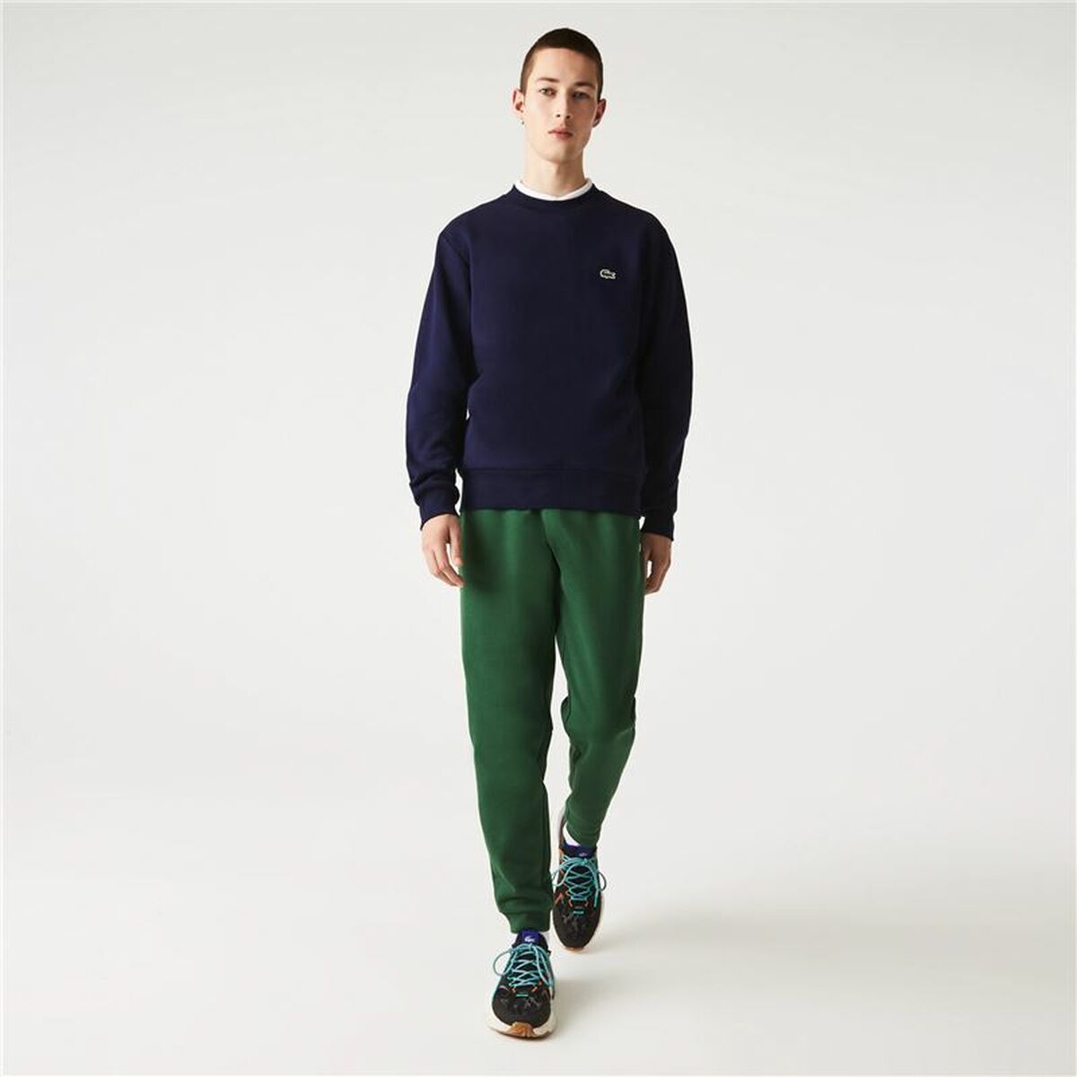 Lacoste Herren SweatShirt ohne Kapuze Dunkelblau – Produktansicht 16