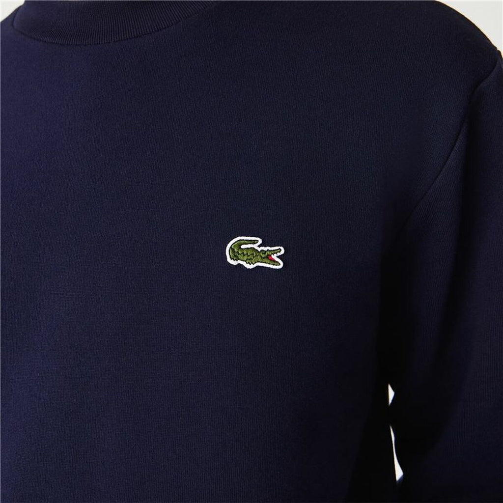 Lacoste Herren SweatShirt ohne Kapuze Dunkelblau – Produktansicht 7