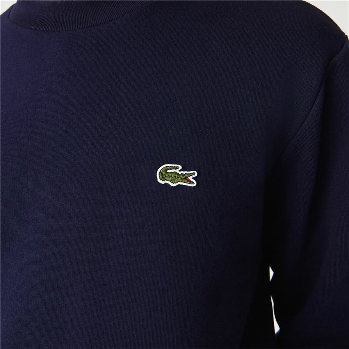 Lacoste Herren SweatShirt ohne Kapuze Dunkelblau – Produktansicht 7