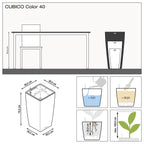 Lechuza Pflanzgefäß 13158 Tafel Polypropylen Kunststoff Bucket – Produktansicht 10