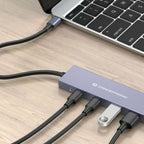 Conceptronic USB USB-Hub HUBBIES13G Grau – Produktansicht 5