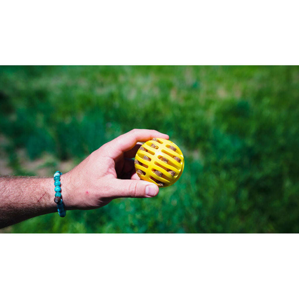 Hunter Ball Launcher für Dogs Gelb Orange Rubber Ball – Produktansicht 6