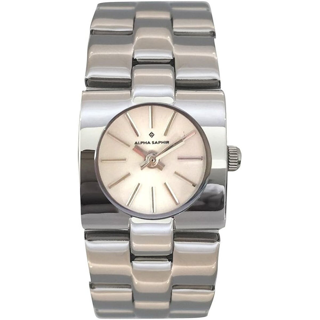 Alpha Saphir Unisex-Armbanduhr 271K Beige Silber – Produktansicht 3