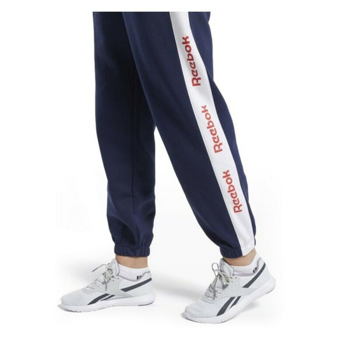 Reebok Erwachsene Tracksuit Bottoms Linear Logo FL Damen Marineblau Blau – S
