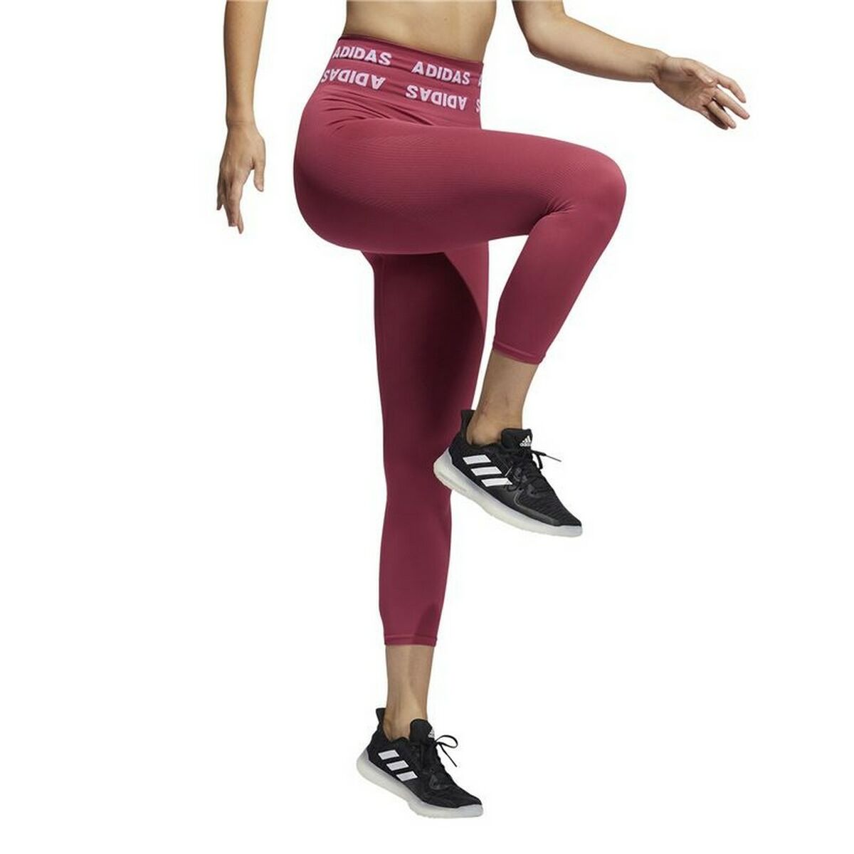 Adidas Aeroknit High-rise Women's Leggings - Red - product image 12