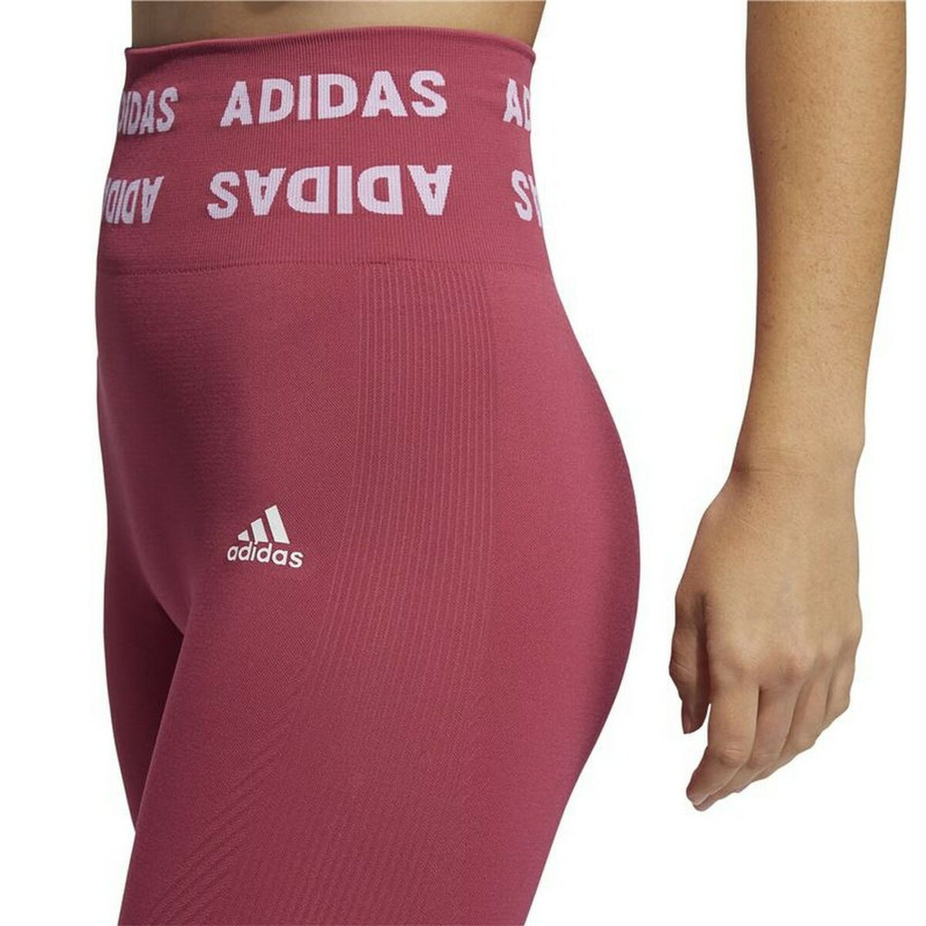 Adidas Aeroknit High-rise Women's Leggings - Red - product image 11