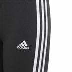 Adidas Essentials 3 Stripes Girls' Leggings - Black - product image 5