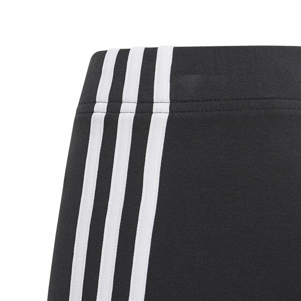 Adidas Essentials 3 Stripes Girls' Leggings - Black - product image 4