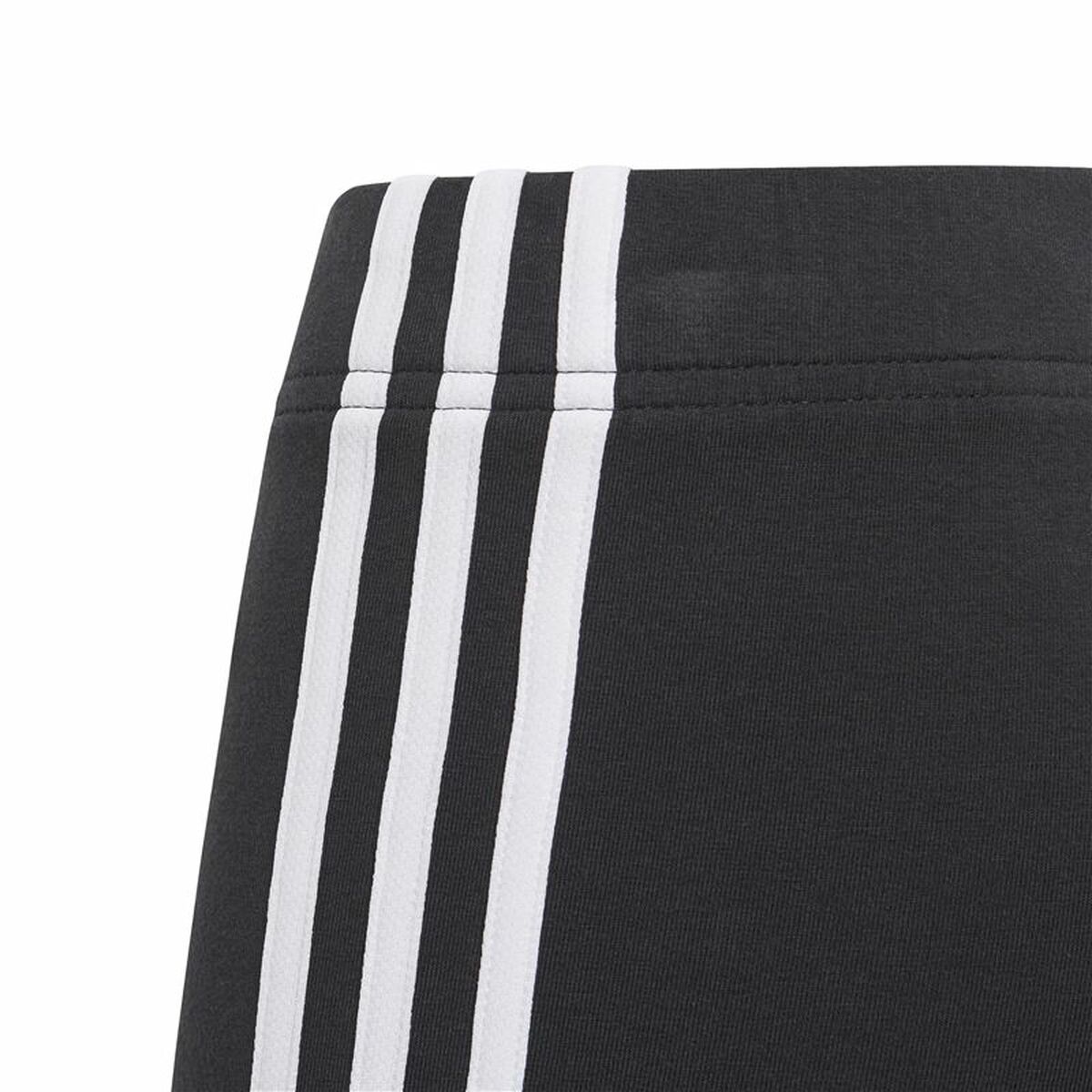 Adidas Essentials 3 Stripes Girls' Leggings - Black - product image 4