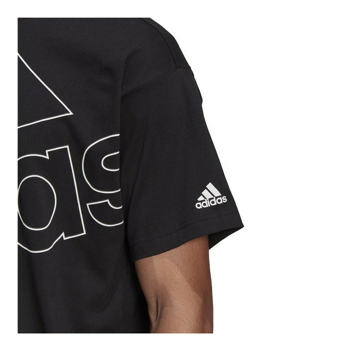 Adidas Giant Logo Unisex T-Shirt - Black - product image 8