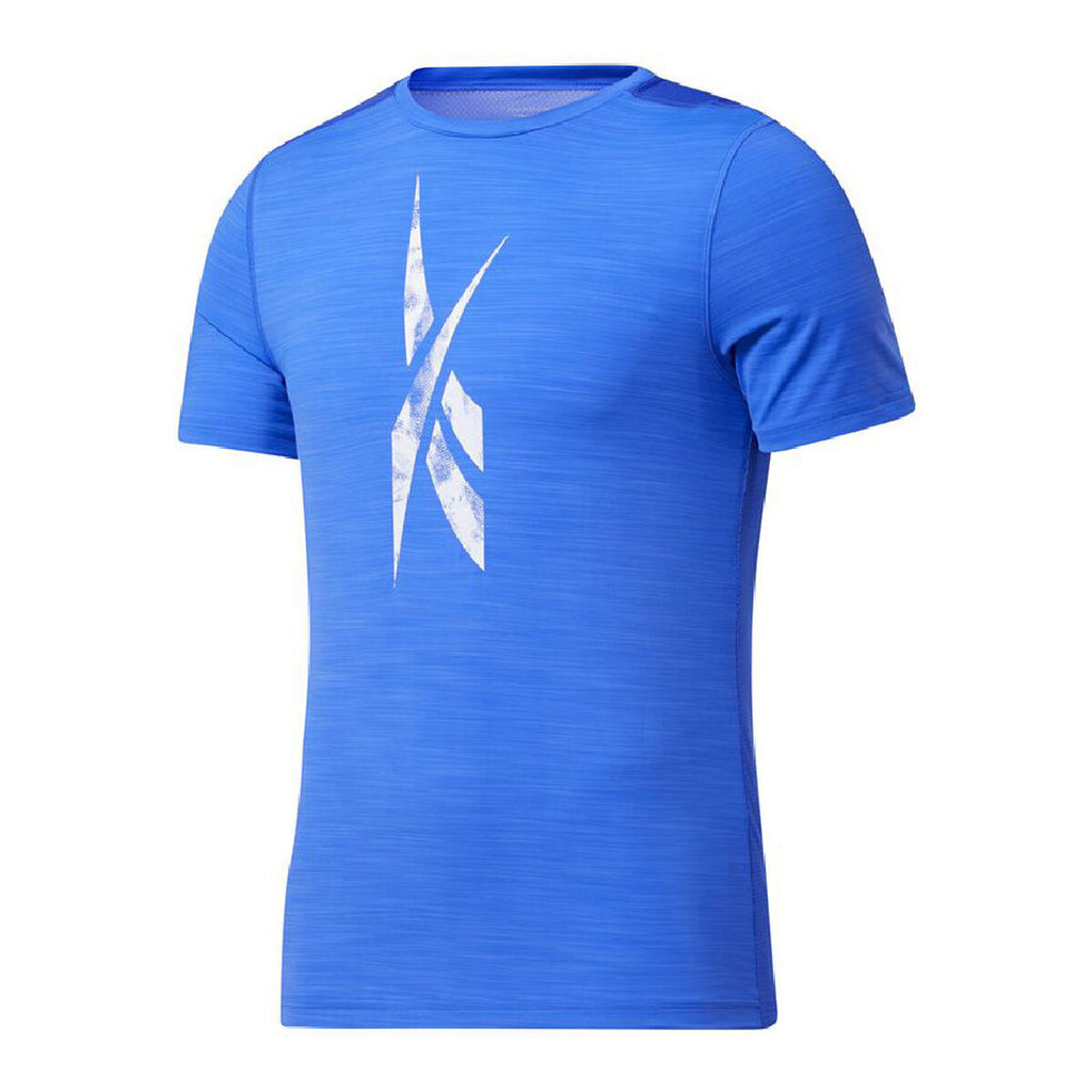 Reebok Herren Kurzarm T-Shirt Workout Ready Activchill Blau – S