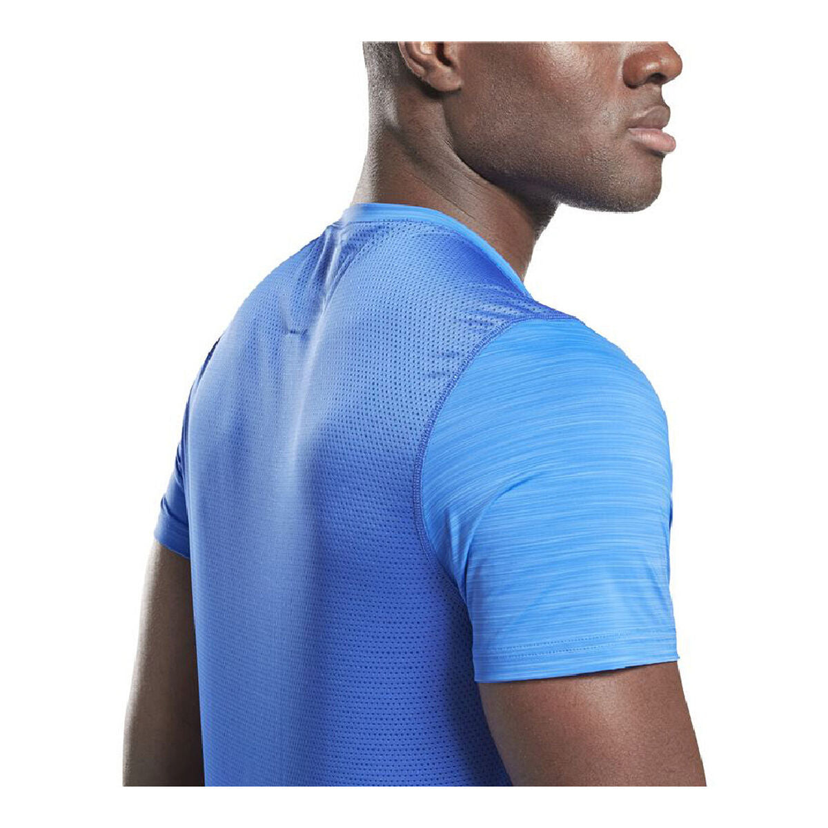 Reebok Herren Kurzarm T-Shirt Workout Ready Activchill Blau – Produktansicht 3