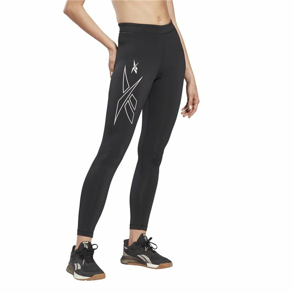 Reebok Sportleggings Damen MYT Schwarz – Produktansicht 10