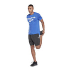 Reebok Herren Kurzarm T-Shirt Workout Ready Supremium Blau – Produktansicht 5
