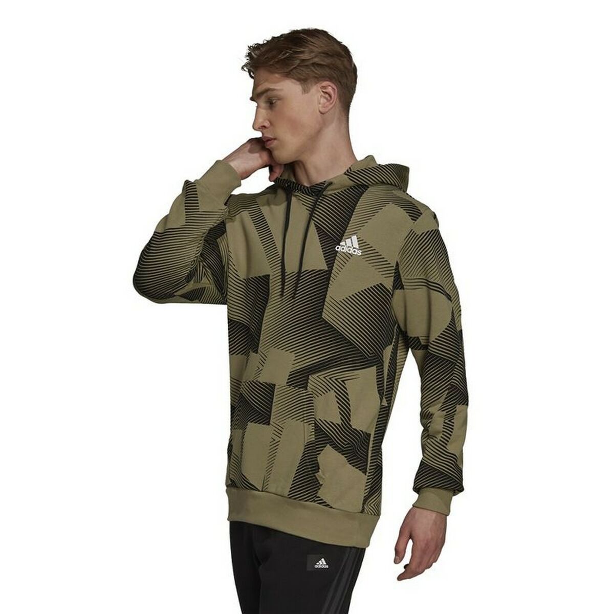 Adidas Graphic M Men's Hoodie - Khaki - product image 7