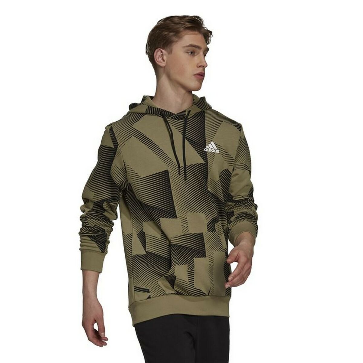 Adidas Graphic M Men's Hoodie - Khaki - product image 5