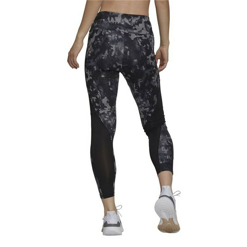Adidas D2M Print High-rise Women's Leggings - Black - product image 7