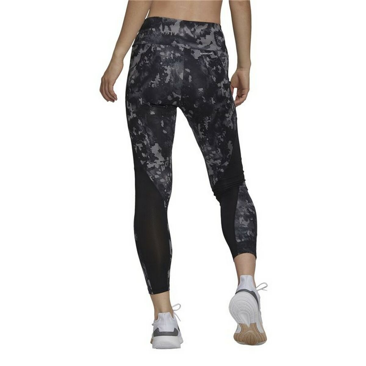 Adidas D2M Print High-rise Women's Leggings - Black - product image 7