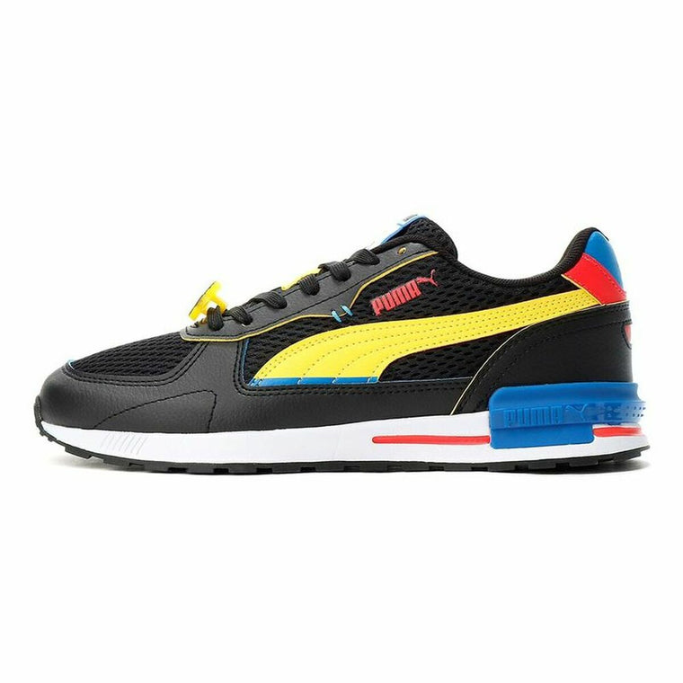 Puma Sportschuhe Kinder Graviton SMILEYWORLD Jr Schwarz
