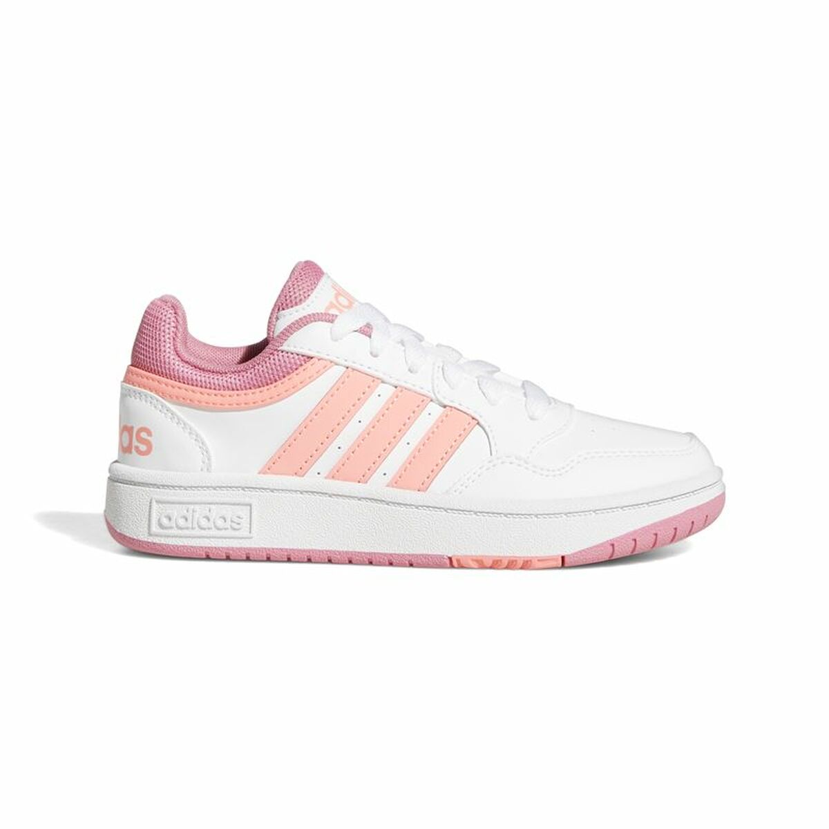 Adidas Hoops Kids' Trainers - White - product image 2