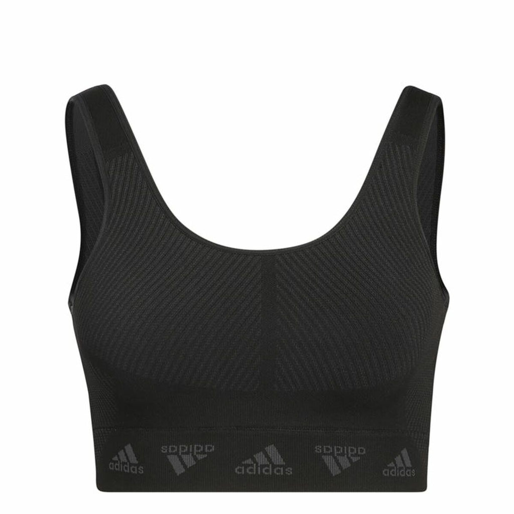 Adidas Bra Aeroknit Women's Sports & Outdoors - Black - product image 2