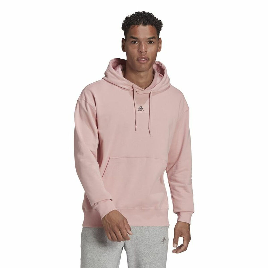 Adidas Essentials Men's Hoodie - Pink - product image 26