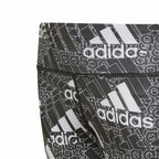 Adidas Designed to Move Girls' Leggings - Black, Grey - product image 6