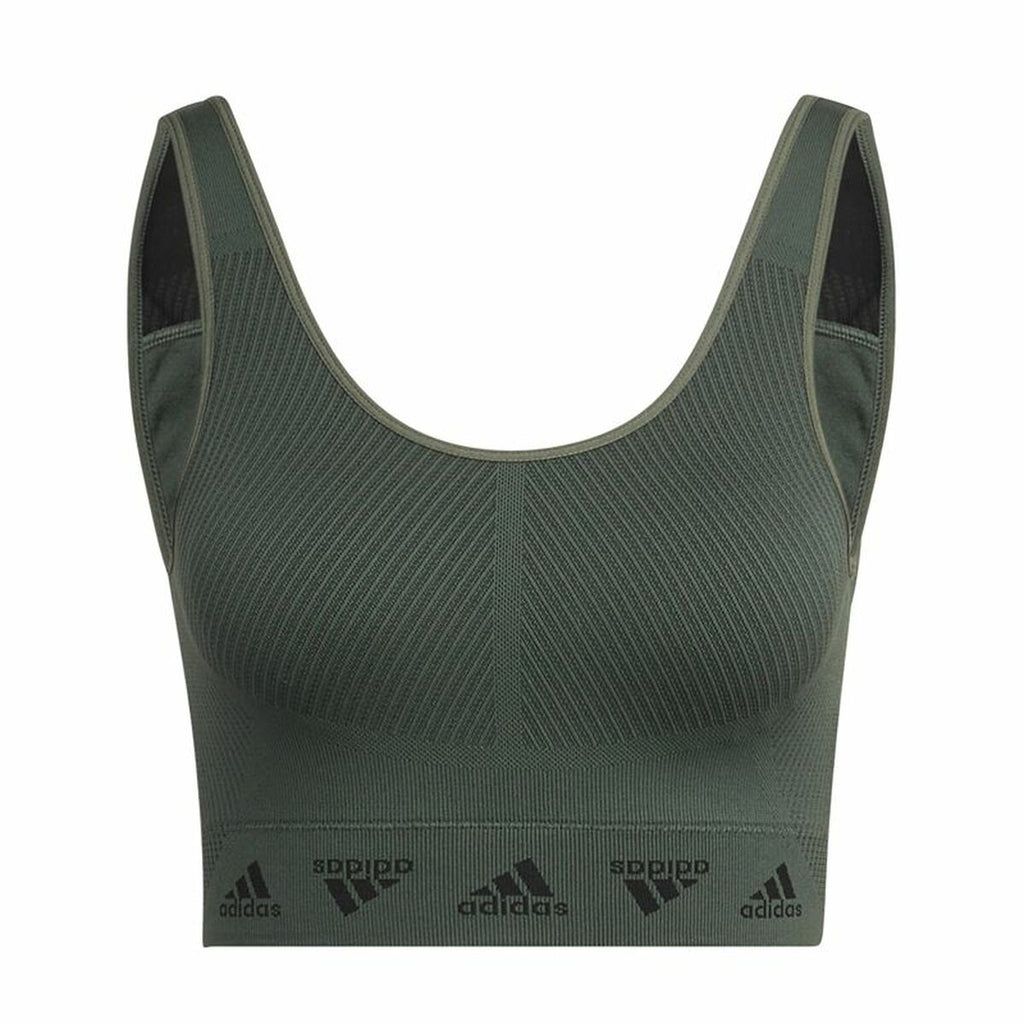 Adidas Bra Aeroknit Women's Sports & Outdoors - Olive