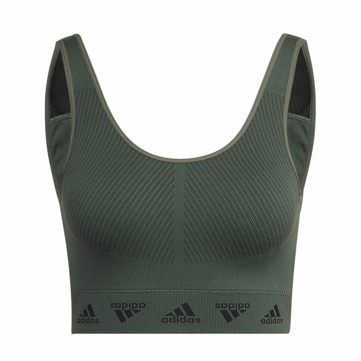Adidas Bra Aeroknit Women's Sports & Outdoors - Olive - product image 2