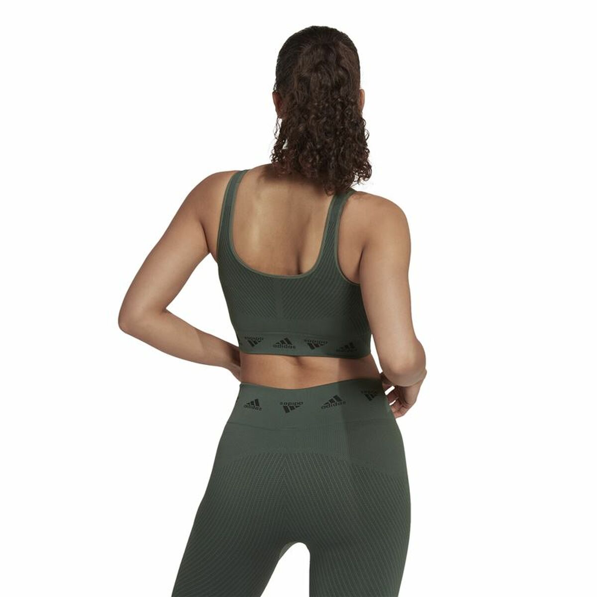 Adidas Bra Aeroknit Women's Sports & Outdoors - Olive - product image 10