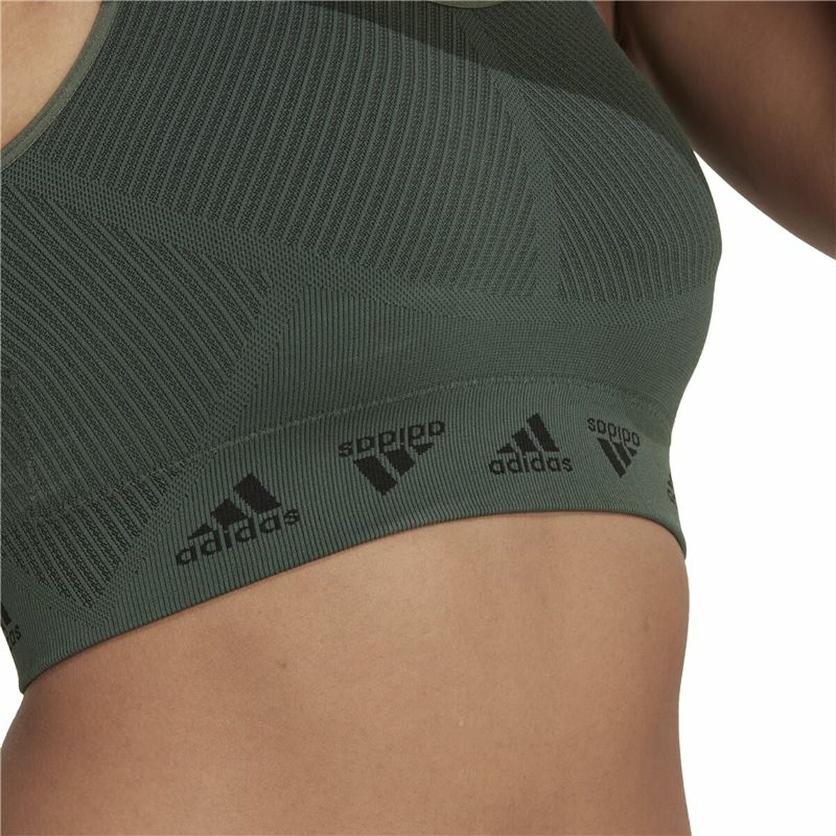 Adidas Bra Aeroknit Women's Sports & Outdoors - Olive - product image 5