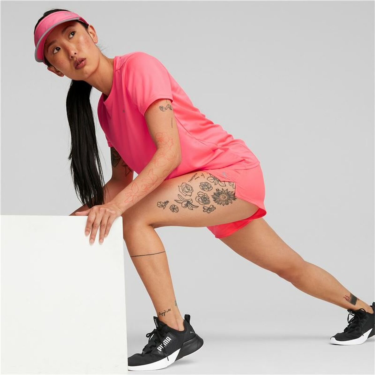 Women’s Short Sleeve T-Shirt Puma Favourite Pink