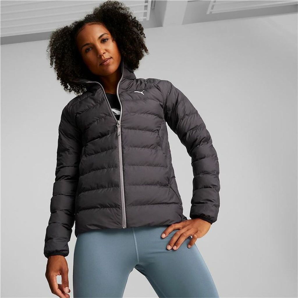 Puma Damen Sportjacke Active Polyball Dunkelgrau – Produktansicht 8