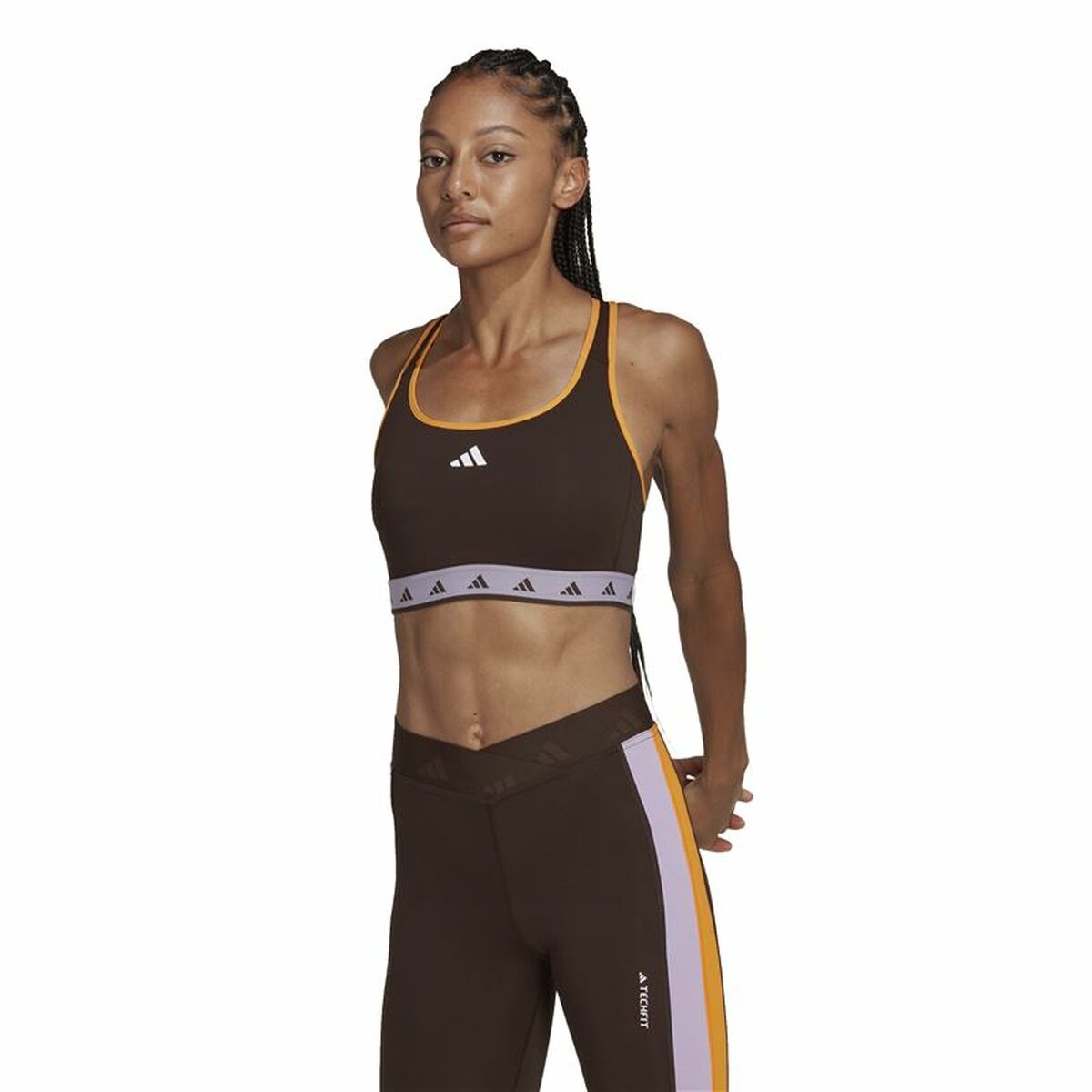 Adidas Bra Hyperglam Powerreact Women's Sports & Outdoors - Black - product image 15