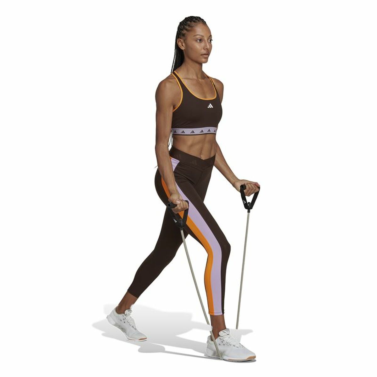 Adidas Bra Hyperglam Powerreact Women's Sports & Outdoors - Black - product image 9