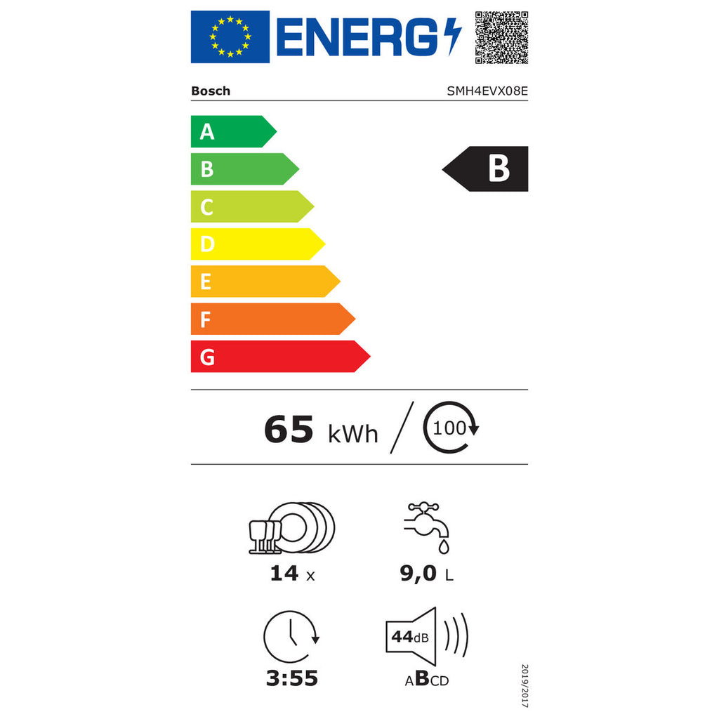 Bosch Geschirrspüler SMH4EVX08E 6P 3B 44dBA INT Weiß 60 cm – Produktansicht 9