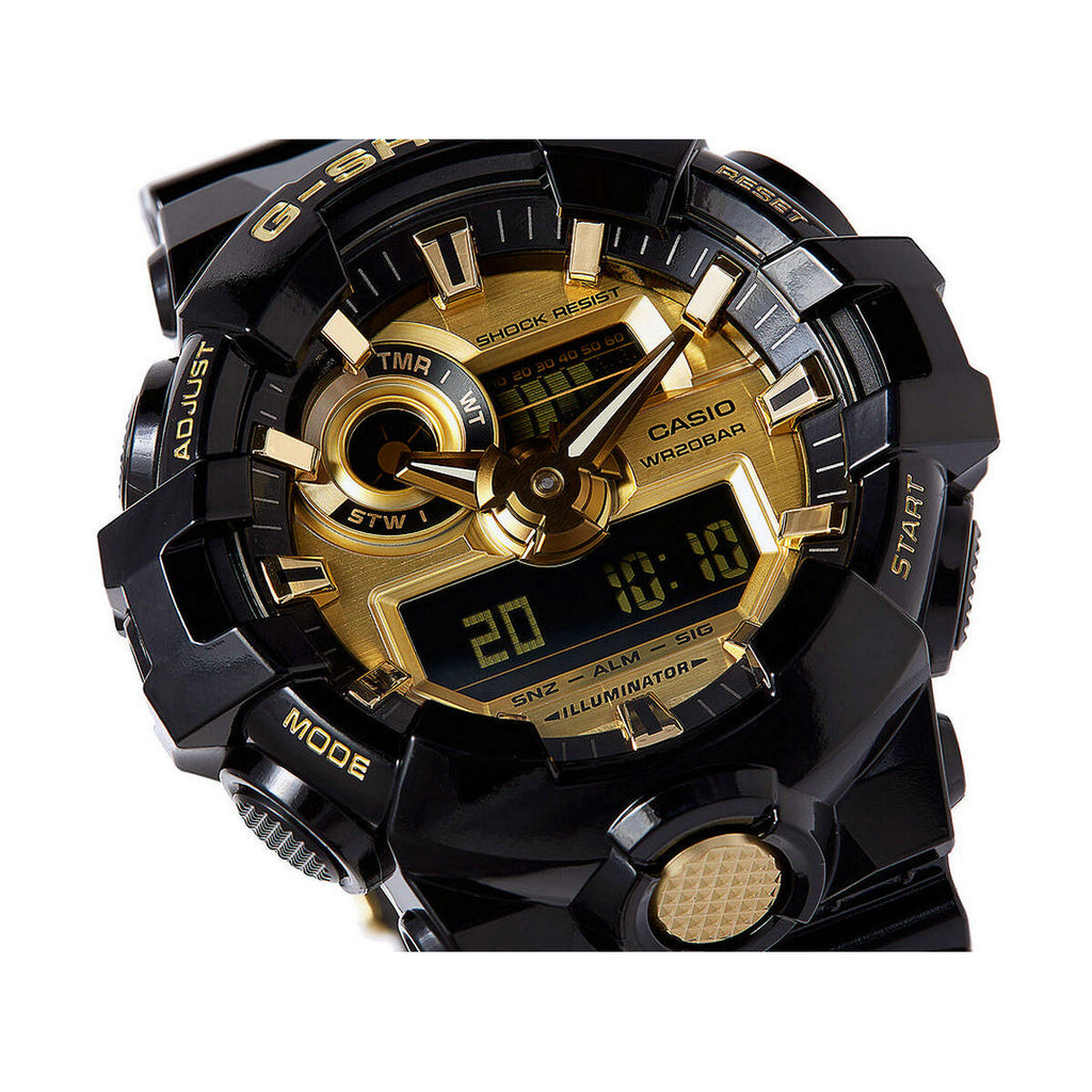 Casio Herrenuhr G-Shock GS BASIC Schwarz Gold (Ø 53,5 mm) – Produktansicht 10