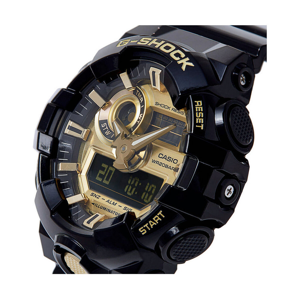 Casio Herrenuhr G-Shock GS BASIC Schwarz Gold (Ø 53,5 mm) – Produktansicht 7