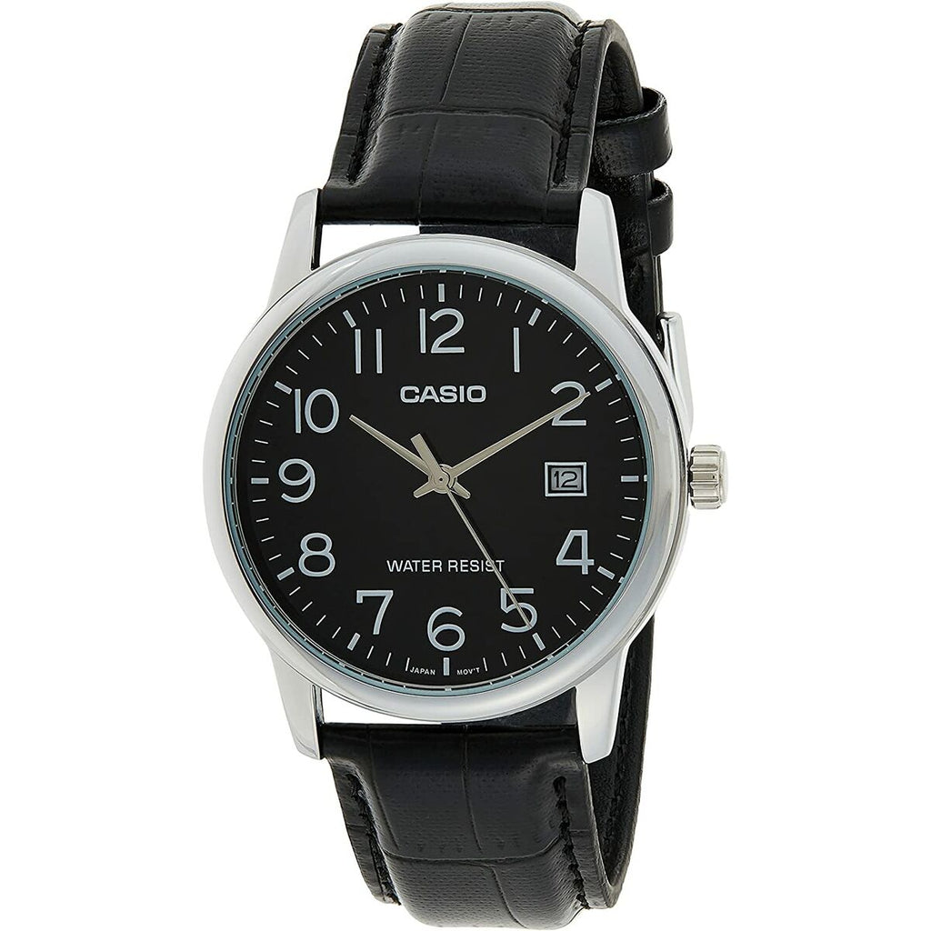 Casio Herrenuhr COLLECTION Schwarz (Ø 37 mm)