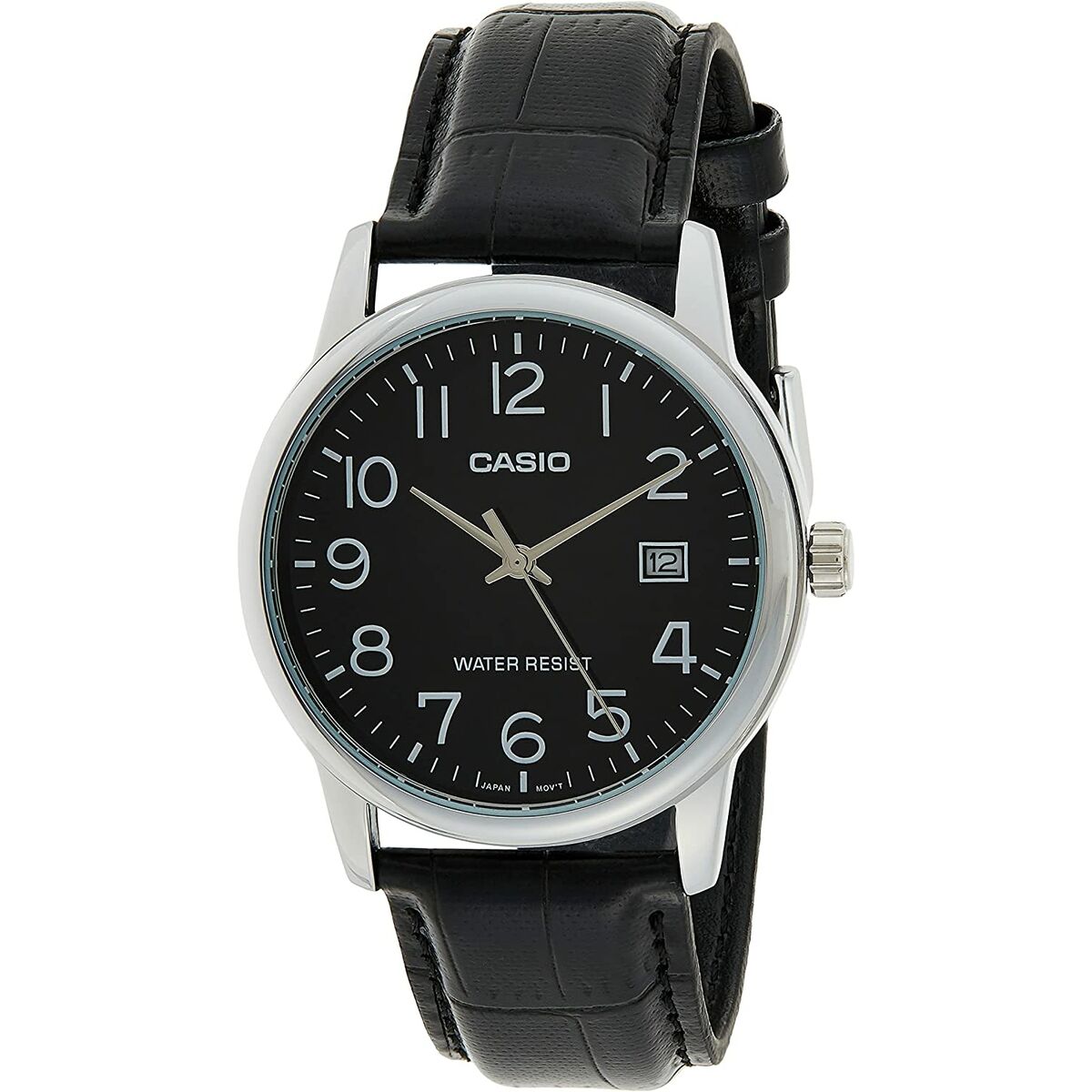 Casio Herrenuhr COLLECTION Schwarz (Ø 37 mm)