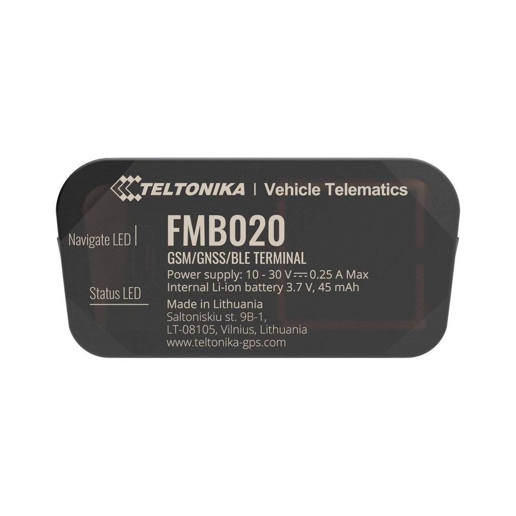 Teltonika GPS-Tracker FMB020 Schwarz – Ansicht 3